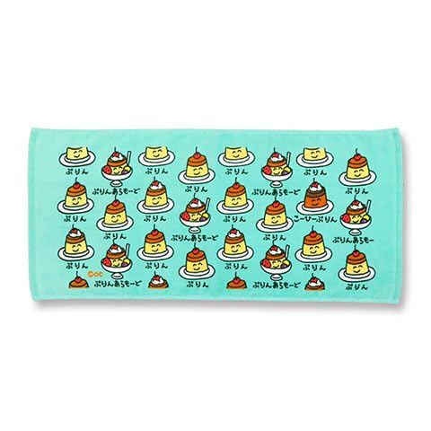 オクタニコーポレーション おえかきさんシリーズ フェイスタオル ぷりんさん