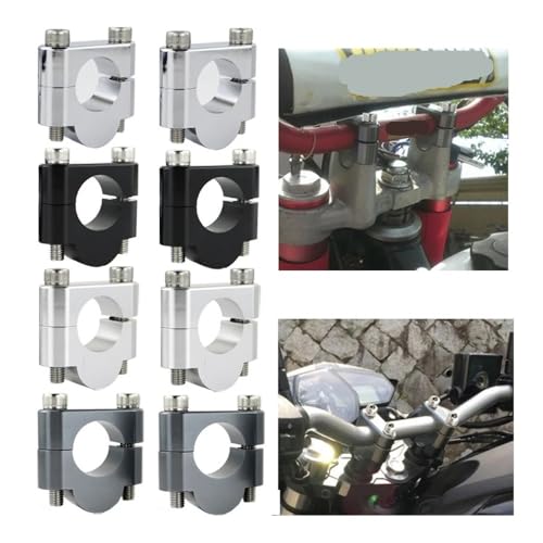 Evita vibraciones en manillar de 22 mm con elevadores de aluminio billet 2