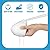 Eaasty Toilet Bowl Mop Toilet Bowl Brush White Soft Swab Bathroom Brush with Holder Long Handle Cleaning Scrubber Bathroom Accessories(4 Pcs)