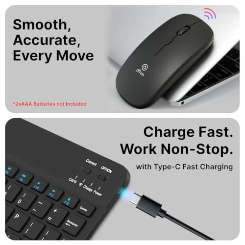 pTron Keyvo KW4 Mini Bluetooth Keyboard & Mouse Combo - Image 8