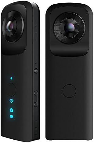 cribbn VR Panoramic 360 Camera Fisheye Dual Lens Travel Handheld Video Camera Virtual Reality WIFI Microphone for Android/IOS