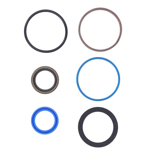 Dichtungsset, Set für Gabelstapler, Gummimaterial, Modell 0009608077, Kompatibel mit R14 R16 R20 115 E16 E20 335 H12 16 18 20 350, Gabelstapler