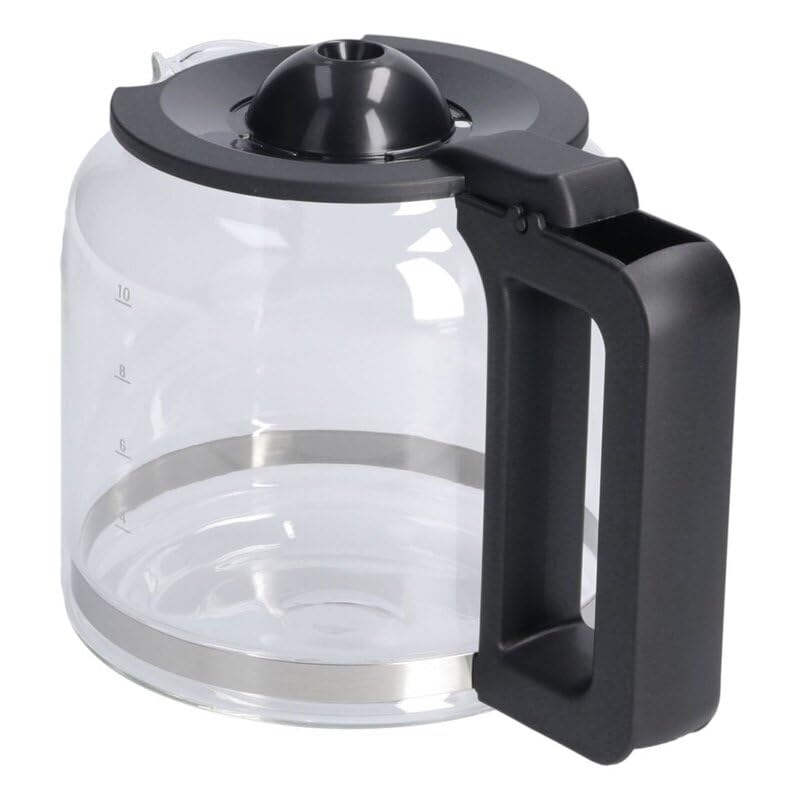 Verseuse En Verre Avec Couvercle Compatible Cafetière Filtre Beko, Arçelik, Grundig - Remplacent 9193024679 - 12 Tasses