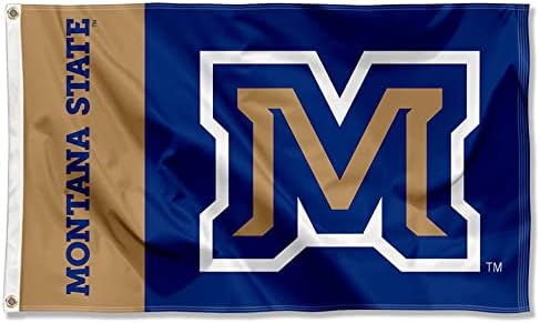 Montana State University Flag 3x5 Ft - Desert Cactus Licensed College Flag, 100% Polyester - View #5