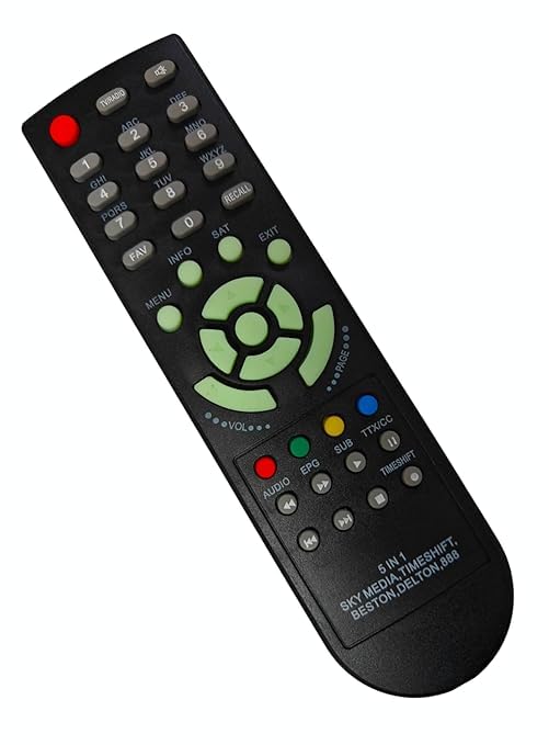 Image of Compatible Remote Control for DEN DTH Set TOP Box DTH52.