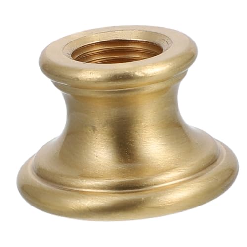 Hemobllo Lamp Fitting Repair Supplies Threaded Brass Spindle Solid Brass Lamp Coupling Rod for Height Light Fixtures