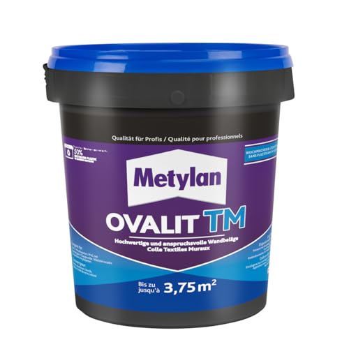 METYLAN Ovalit TM , Colle pour revêtements muraux, colle prête à l'emploi pour textiles muraux et...