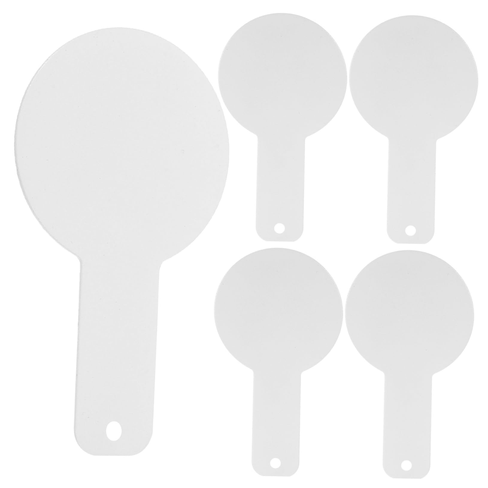 Kisangel 4sets Small Iron Targets for Shooting Training Targets Game Durable and Sturdy 4 5pcs*4