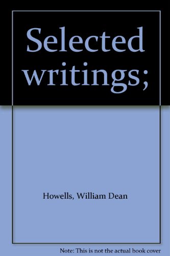 Selected writings; B0007DK19U Book Cover