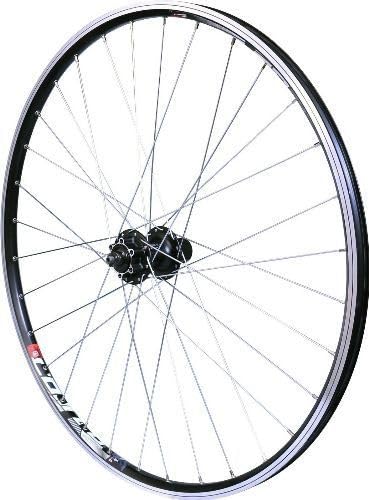 Roue Arrière VTC 700x35 ER10 - Alu Double Paroi, Moyeu Roue Libre, Noir, Blocage