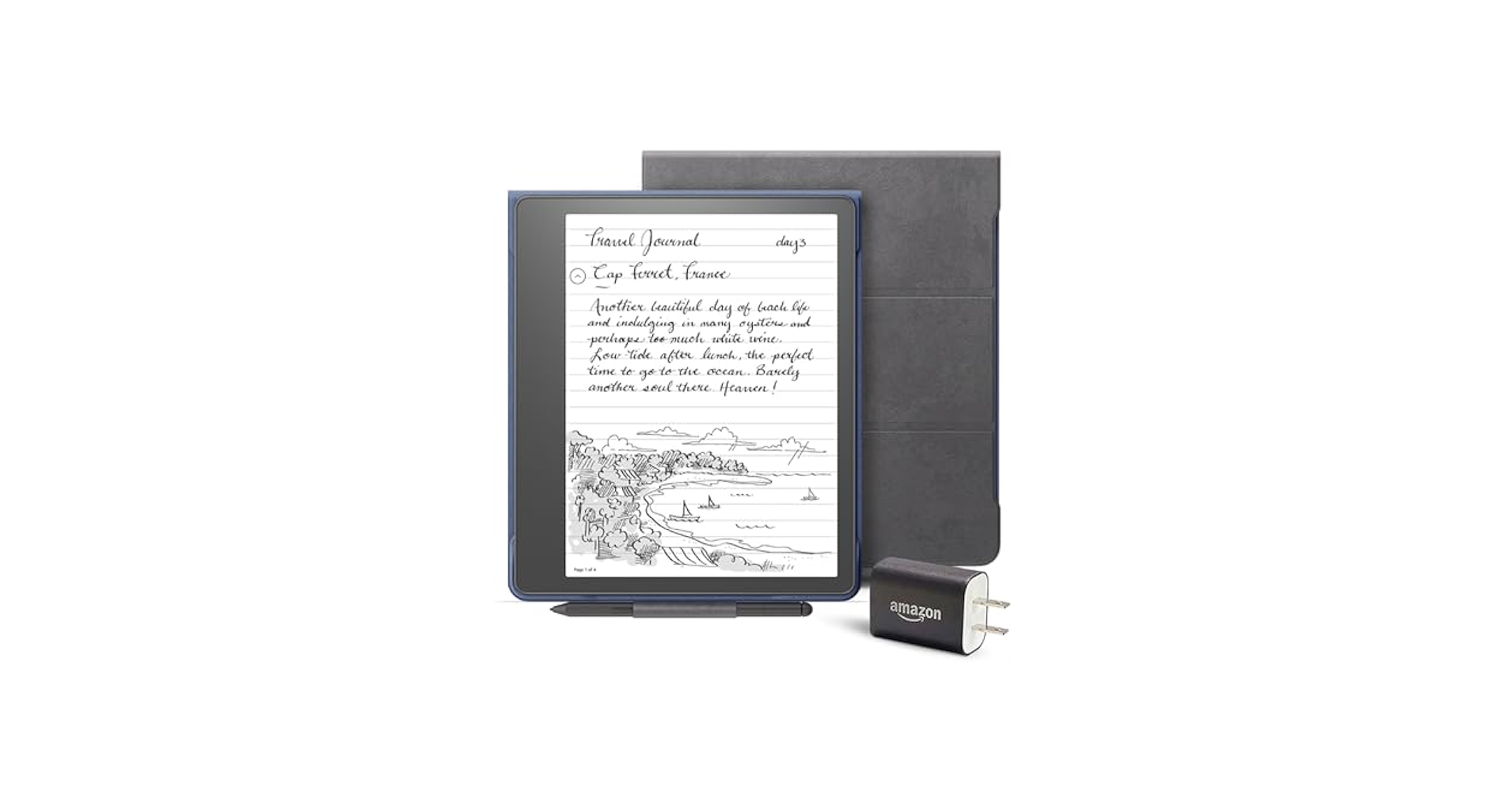Kindle Scribe (32GB)プレミアムペン付　純正カバーセット Amazon.co.jp: 【セット買い】Kindle Scribe キンドル