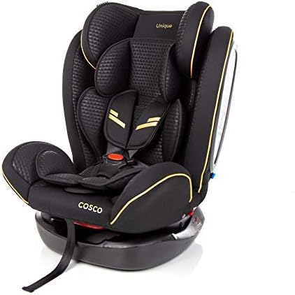 Cosco Kids, Cadeirinha Unique, 0 a 36 kg, Preto Ouro
