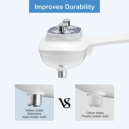 Veken Bidet Attachment For Toilet, NonElectric Self