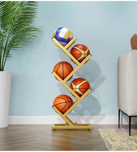 Support rangement pour basket-ball pour garage et terrain extérieur