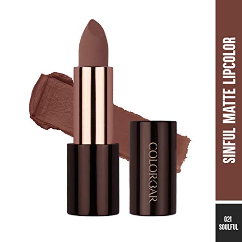 Image of Colorbar Sinful Matte Lipcolor, Nude, 3.5 g