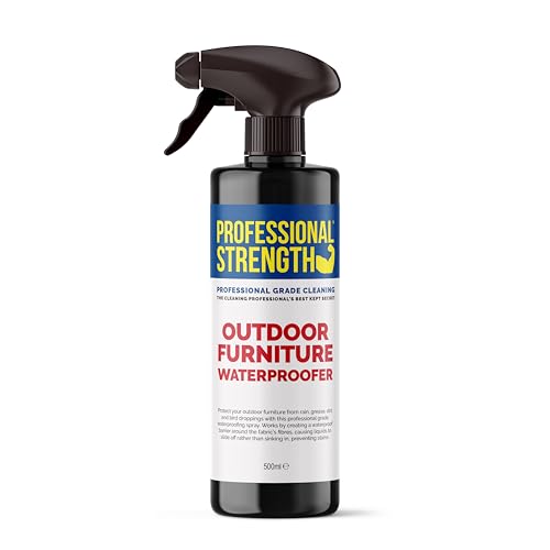 Professional Strength Outdoor Furniture Waterproofer 500 ml (Pack of 1) – Protects Awnings, Cushions and Garden Sofas – Invisible Waterproof Barrier