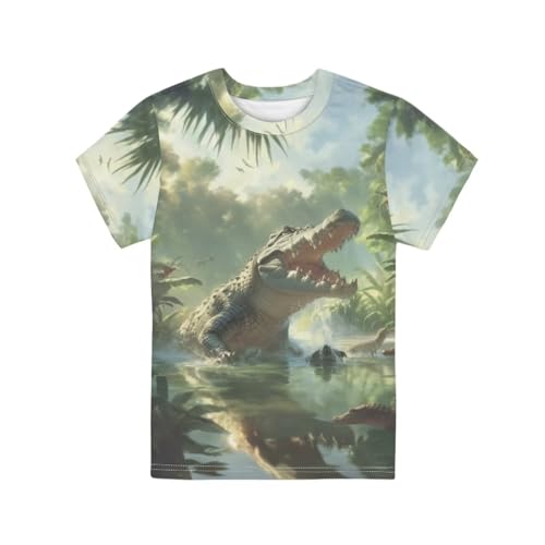 Boys Shirts Short Sleeve Shirts for Boys Animal T-Shirts Kids Toddler Tshirts Tees Clothes Summer Tops