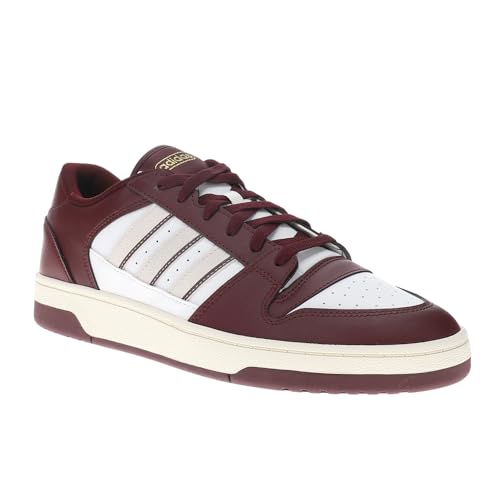 adidas Mens Break Start Lace Up Sneakers Shoes Casual - Red2