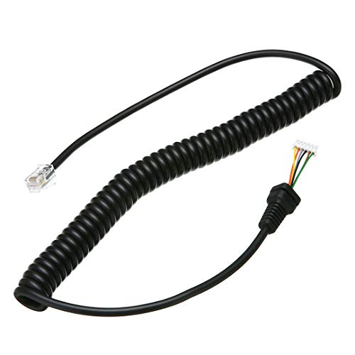 New Microphone Cord Cable for Yaesu MH-48A6J MH-42B6J FT-2600,FT-2800,FT-2800M Mic