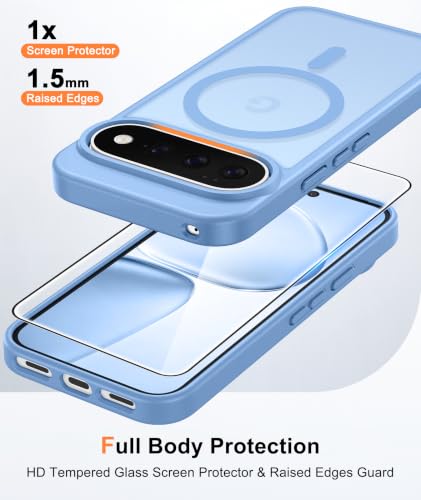 Image of FNTCASE for Google Pixel 11 Pro XL Case Light Blue: Compatible with MagSafe