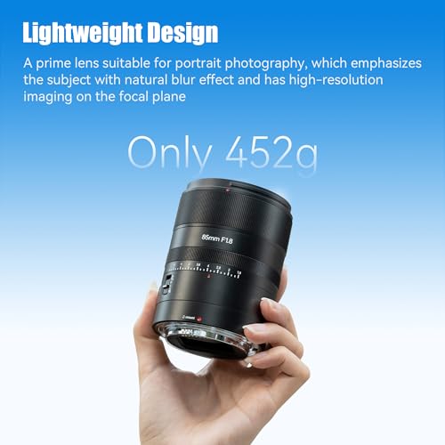 Image of 7artisans AF85mm f1.8 Full Frame Portrait Automatic Lens Compatible for Nikon Z5 Z6 Z7 Z6II Z7II Z9(Black)