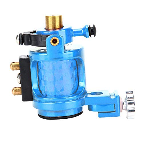 Rotary Tattoo Motor Gun kit, Professional Rotary Slider Motor Tattoo Machine Gun for Tattoo Artists Professional Tattoo Machine Strong Power Motor Tattoo Liner Shder for Body Art(Blue)