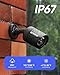 ANNKE 1080p Security Camera 4-in-1 CCTV Bullet Wired Cam, AHD/TVI/CVI/CVBS, Analog Surveillance Video Add-On Black Camera for Outdoor Use, 100ft Clear Night Vision (Power Adapter Not Included) - E200