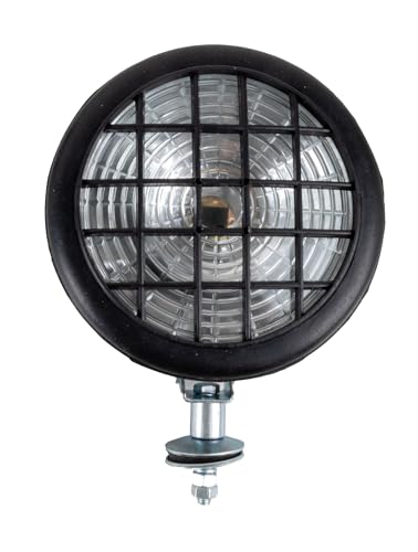 Ama Imel Faro de trabajo halógeno Ø 135mm: Faro de tractor con interruptor, Luz orientable, Rejilla protectora, Cable