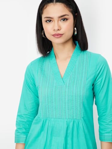 Image of Max Women's Cotton Regular Fit Casual Kurta