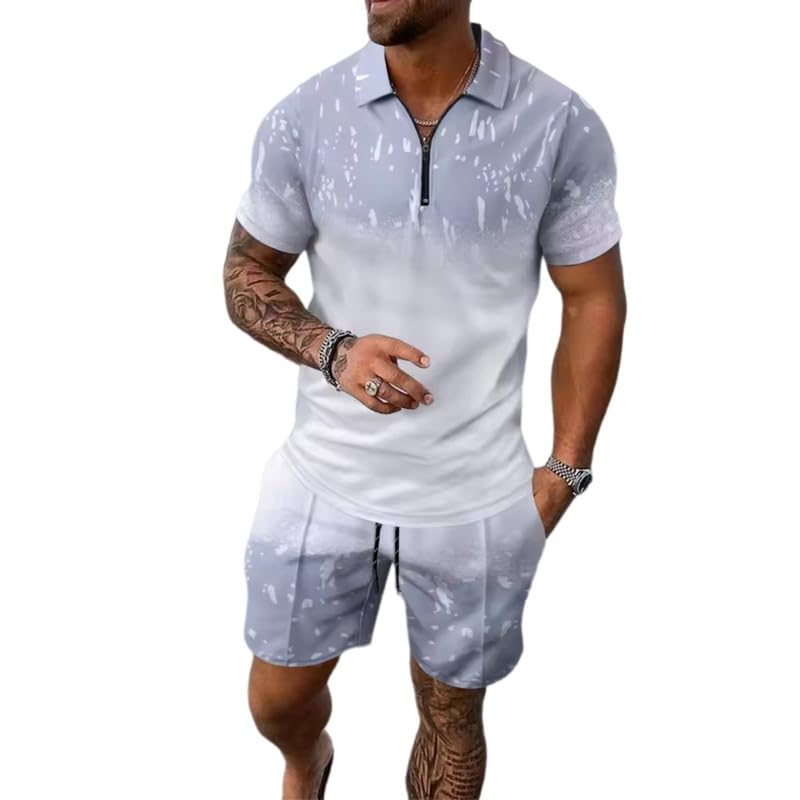 Polo shirt & shorts assortis homme pour éviter la transpiration en été