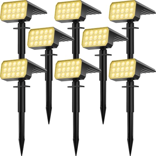 Fratink Solar Spot Lights 8 Pack