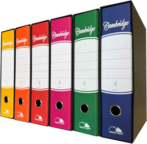 Registratore con Custodia 6 Pezzi Dorso da 8cm Raccoglitore ad