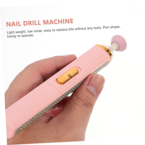 Kit de ponceuse à électrique USB portable avec 2 ensembles complets pour ongles - 5