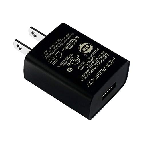 UL Certified USB Wall Charger Power Supply 5v 1A (1000mA) Universal Portable Travel Power Adapter Plug Block High Speed for iPhone iPad iPad Samsung HTC LG iPod Nokia Travel Office Home Use
