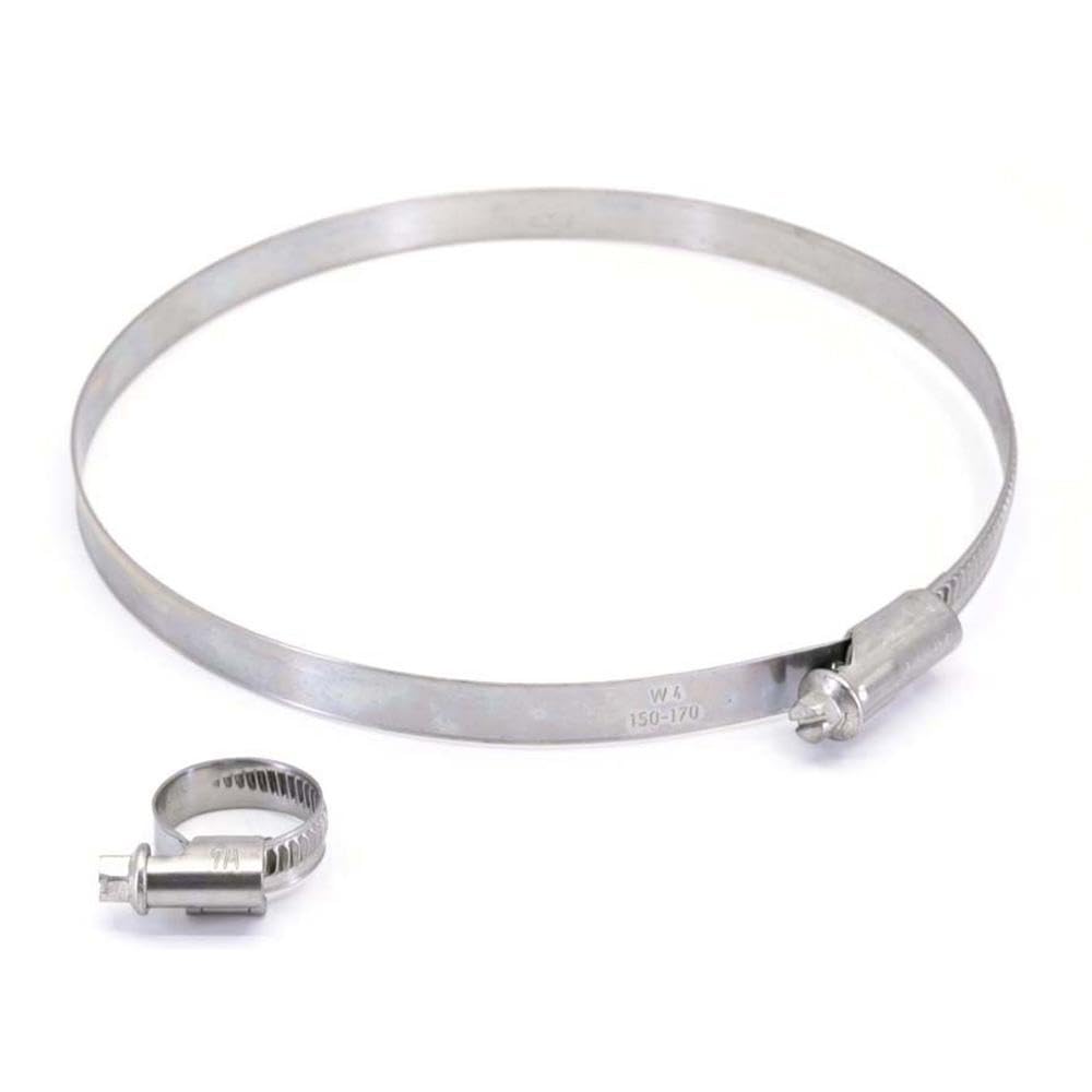 DNA Stainless Steel Clamp with 100-120mm Diameter and 12mm Band Width PN: DNA-CLAMP.100-120.Si