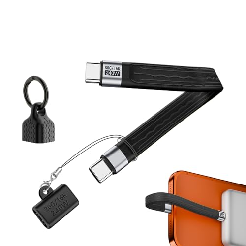 Qkbuza Adattatore USB C,Trasferimento Dati Portatile | Convertitore Per Cavo