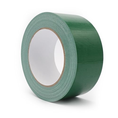 Image of Dark Green Duct Tape, 2 Inch x 33 Yards, Heavy Duty Strong Adhesive No Residue, Waterproof All Weather Hand Tear Multi Use for Industrial Repair, Outdoor Packing & Household Fixes.