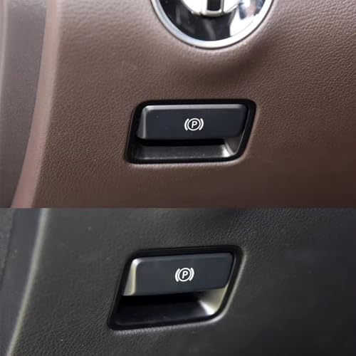 Botón P freno mano Benz W246 con acabado mate texturizado de alta calidad automotriz 5