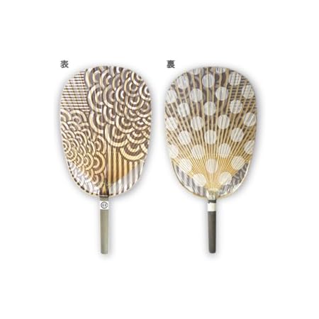 Amazon Co Jp 美濃手すき和紙 職人手作り まぼろしの水うちわ Hirocoledge 輪花 ホーム キッチン