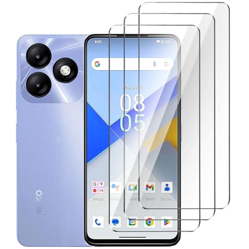 HuiYouMY Verre Trempé pour Wiko T40, Film de Protection écran en Verre trempé Pur, sans Bulles, Anti Rayures, Anti-Empreinte [ 6.56 Pouces, 9H Dureté,...