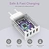 Cargador-USB-carga-USB-de-4-puertos-con-cargador-rapido-Smart-QC-30-de-33W-cargador-de-varios-puertos-USB-Adaptador-Compatible-con-iPhone-111213141516SEXSiPadSamsung-Galaxy-S21S22S23S24