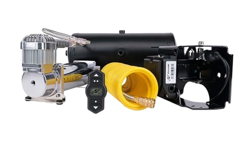 Image of Air Lift 25981EZ WirelessONE On-Board Air Compressor with EZ Mount & Tank | Single Path, Effortless Control of Air Suspension Via Handheld Remote or Mobile App; Includes EZ Mount System & Tank