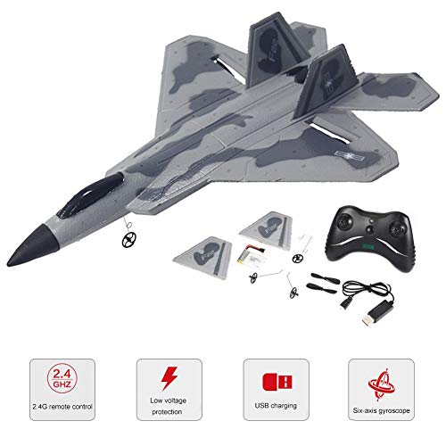 Luixxuer 2.4G RC Plane RTF Quadcopter Glider Airplane Remote Control Aircraft Drone Gifts