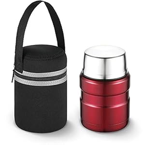 Siegvoll Beschermhoes voor Thermos Stainless King voedselcontainer, draagbare lunchtas voor 0,47 l thermocontainer…