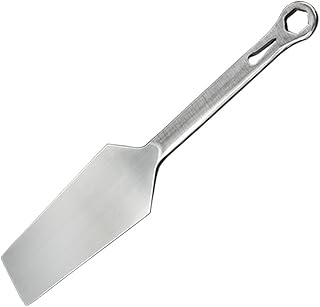 KONTONTY 多機能レンガこて 鋼製パテカッター ゲージングこて一体型 小規模石積み補修用ツール 建築作業向け