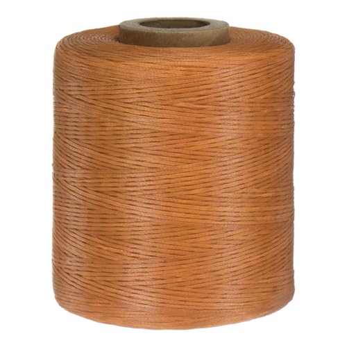Hilo encerado plano 0.8 mm 1061 yardas poliéster uxcell miniatura 1