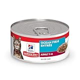 Hill's Science Diet Adult 1-6 Wet Cat Food, Ocean Fish, 5.5 oz. Cans, 24-Pack