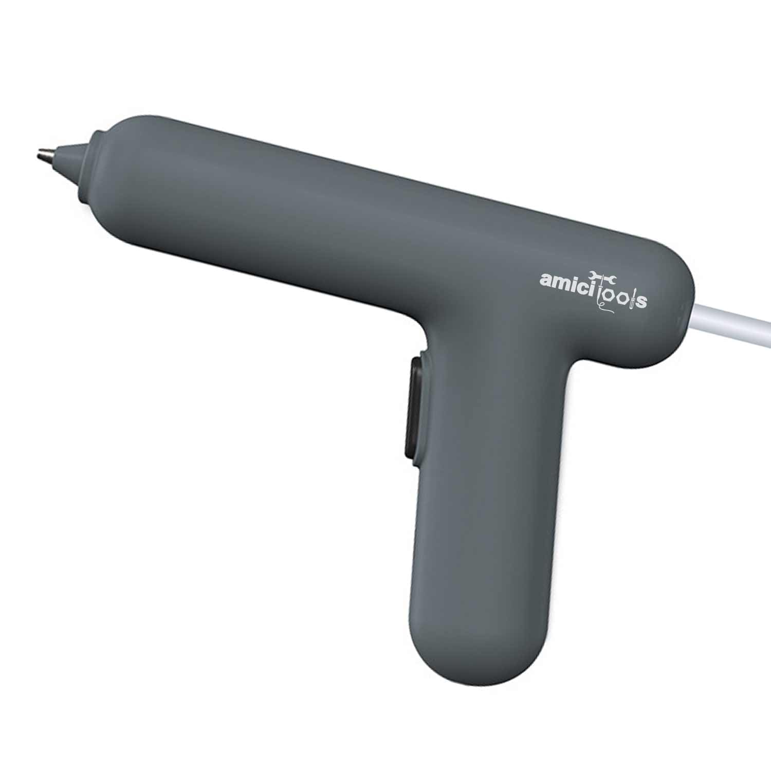 amiciTools Type-C Rechargeable Glue Gun with Anti-Leak & Reverse Suction Technology – 15W Portable Hot Glue Gun for Precision DIY Crafting and Repairs-image-13