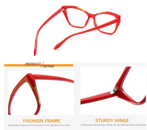 Image of Blue Light Glasses for woman,Computer Eyewear Non-Prescription Glasses Fashion Colorful Frame