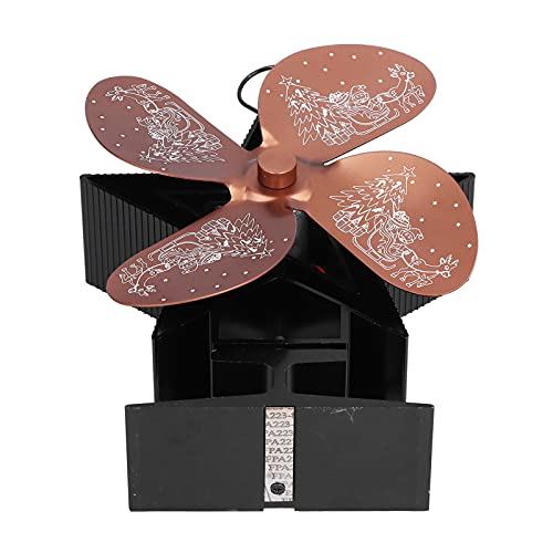 Ventilador de lareira, ventilador de calor de lareira resistente a altas temperaturas padrão de Papa